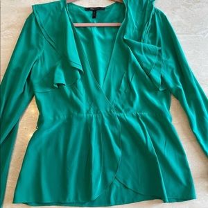 BCBG MaxAzria ruffle blouse
